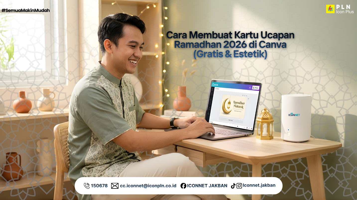 Cara Membuat Kartu Ucapan Ramadhan 2026 di Canva (Gratis & Estetik)